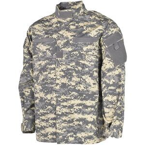 Digital Urban Camo ACU BDU Fatigue Shirt Light Zip Jacket Medium Long Army
